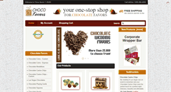 Desktop Screenshot of chocofavors.com